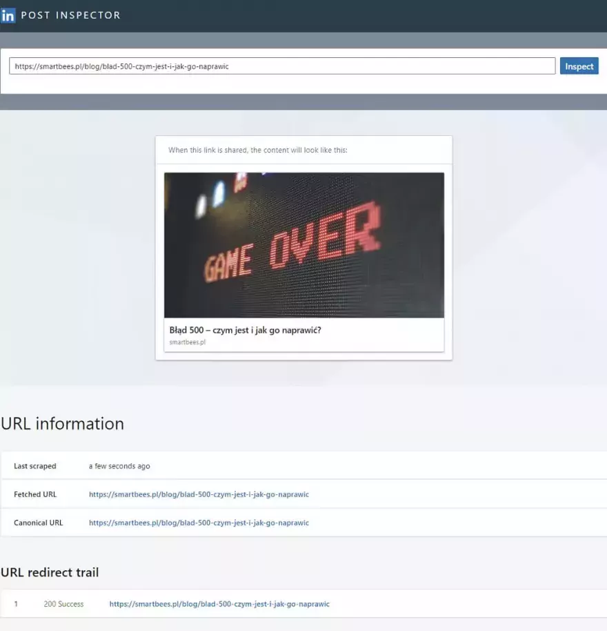 Linkedin - czyszczenie pamięci podręcznej Linkedin - czyszczenie pamięci podręcznej
