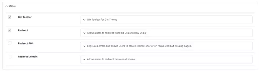 Redirect module in Drupal